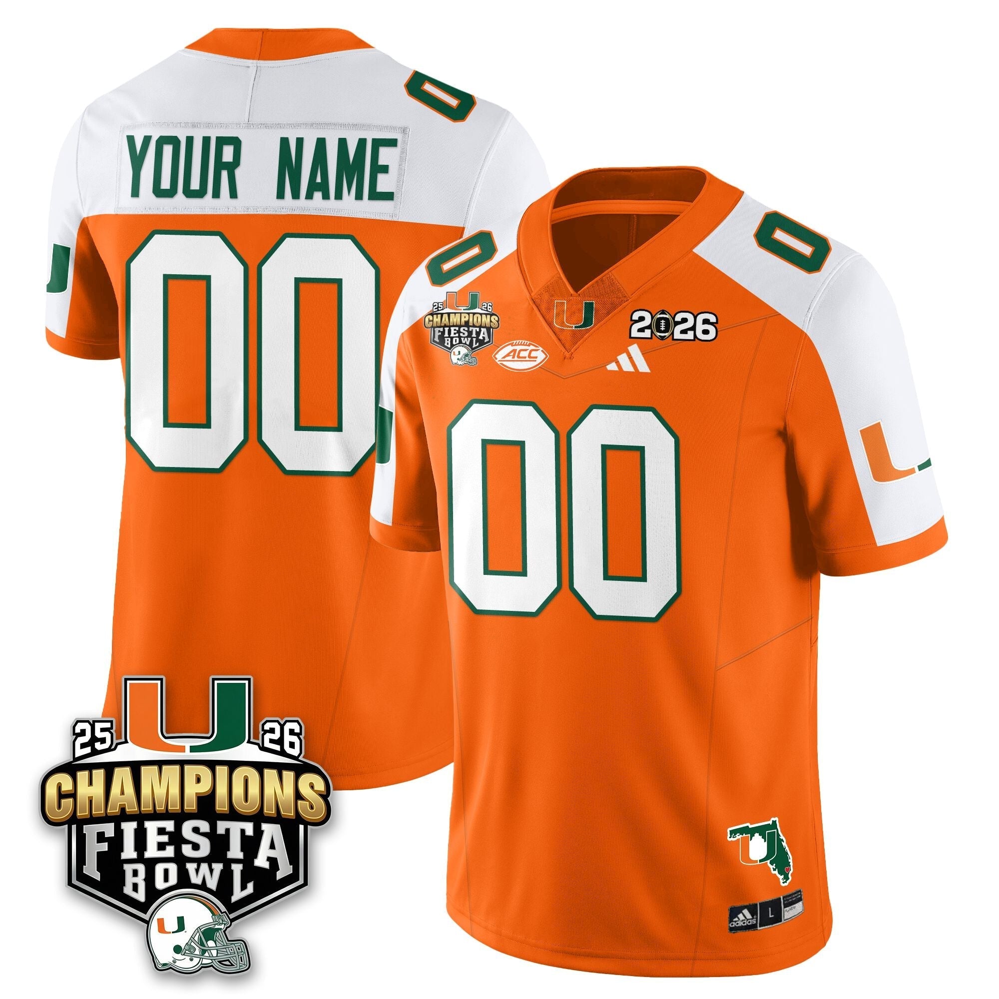 MIA Football Vapor Limited Jersey V3 - Fiesta Bowl Champions