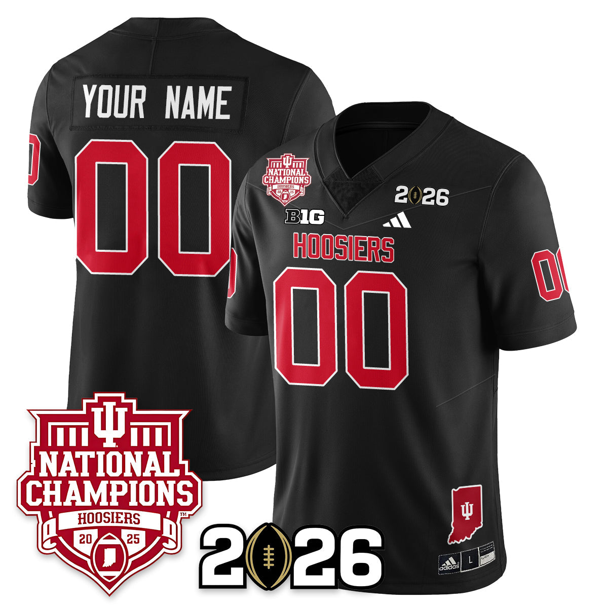 Indiana Hoosiers Vapor Limited Football Jersey - 2025 National Champions