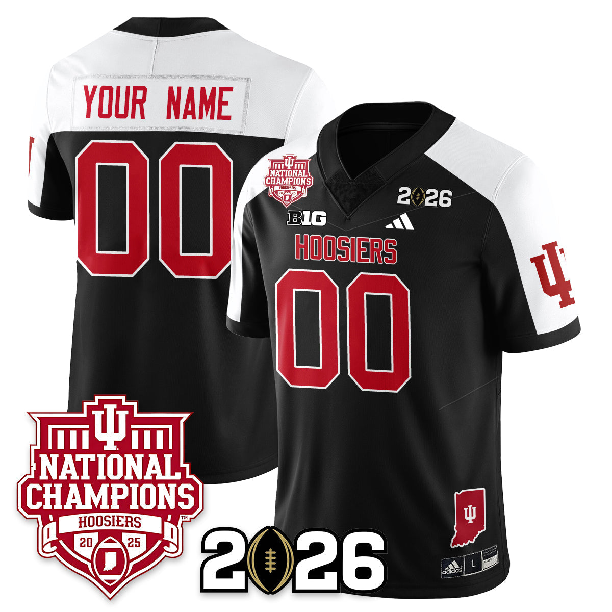 Indiana Hoosiers Vapor Limited Football Jersey - 2025 National Champions
