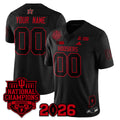 Custom Indiana Hoosiers Stranger Things Vapor Limited Football Jersey - 2025 National Champions