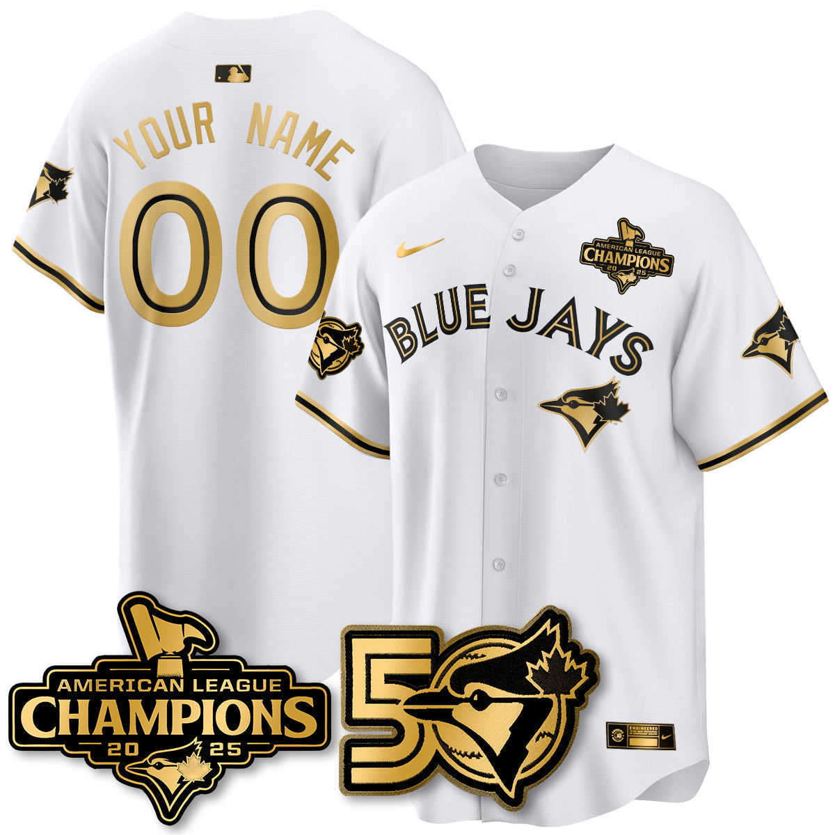 TOR 2025 American League Champions Vapor Limited Jersey - 50th Season - Stitched