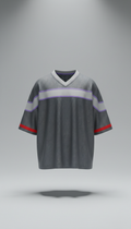 Graphite streetwear mesh football jersey