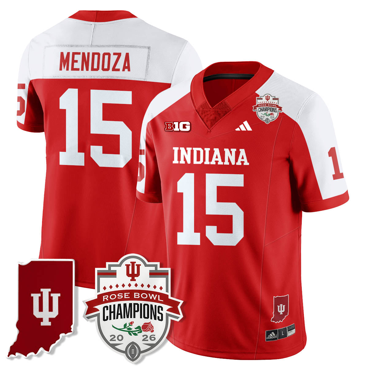 IND Vapor Limited Football Jersey - Rose Bowl Champions