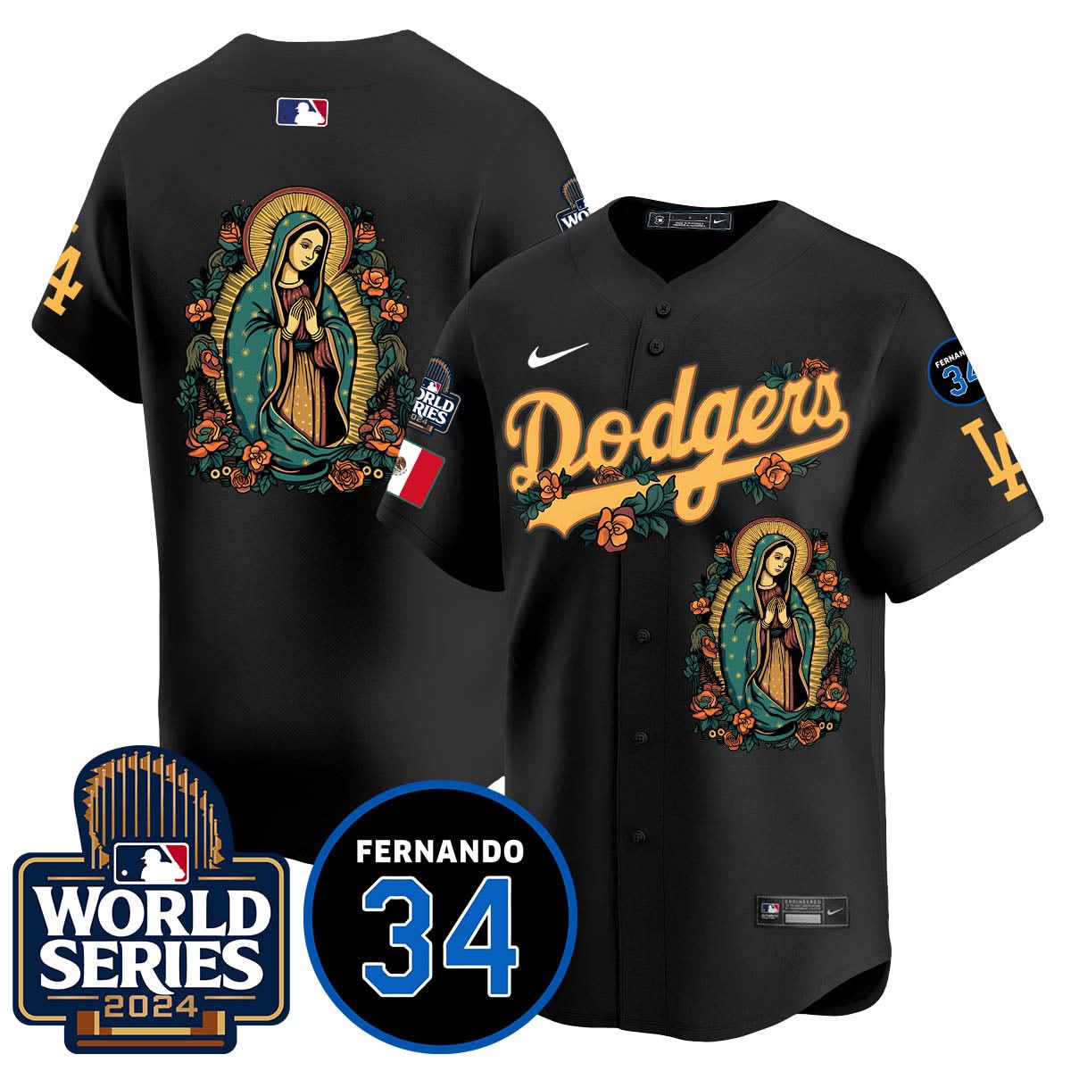 LAD Guadalupe - Fernando Valenzuela Memorial Jersey - Printed