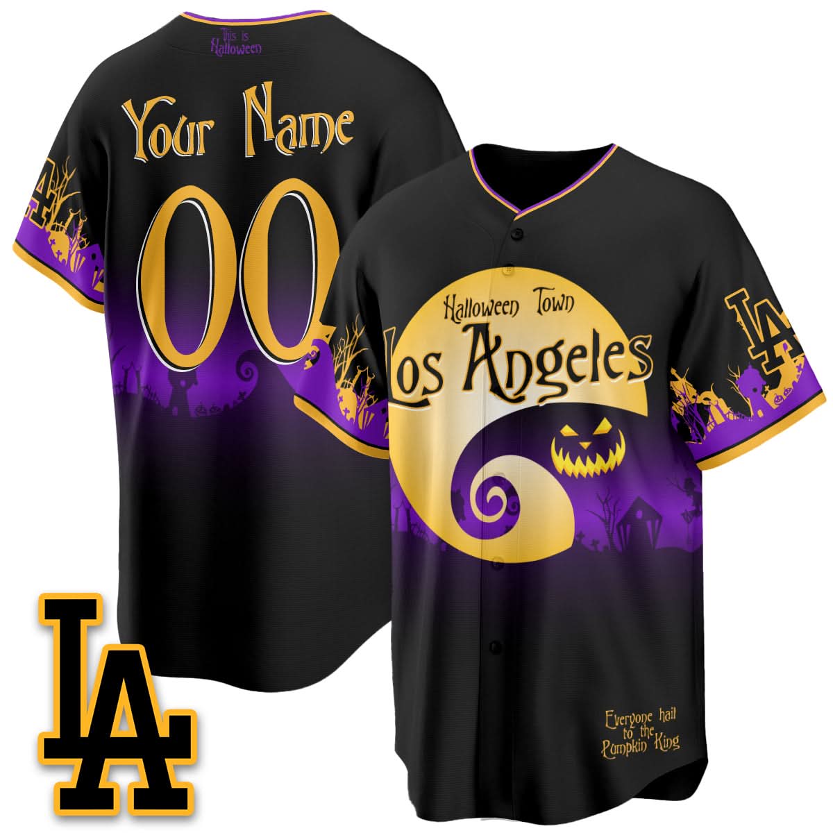 LAD "Halloween Town" Limited Custom Jersey - Stitched