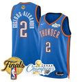 OKC 2025 Basketball  Champions Jersey - Stitched
