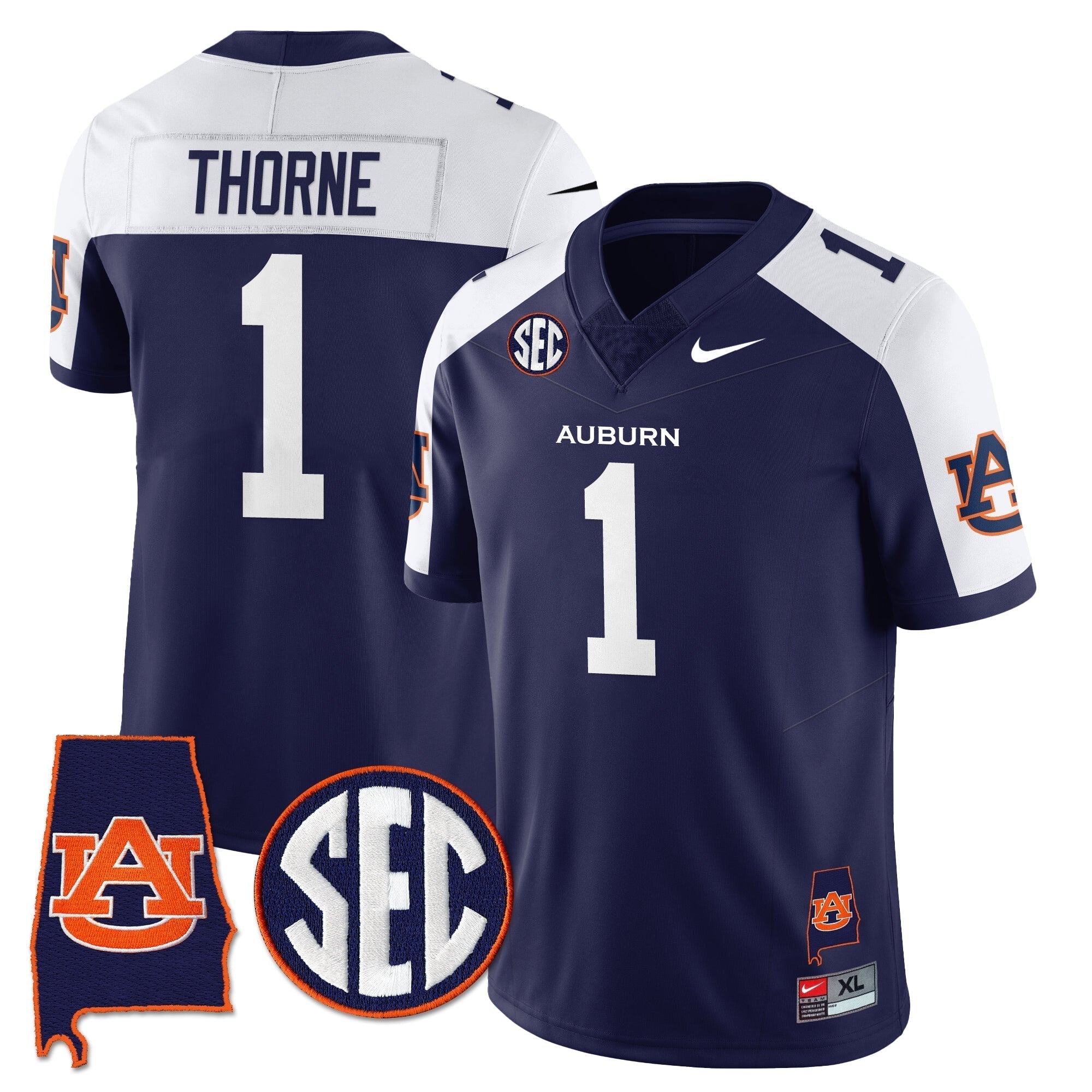 AT 2025 Alabama Patch Vapor Limited Jersey