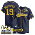 MICH 12x-Time National Champions Baseball Limited Jersey - Stitched