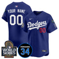 LAD Fernando Valenzuela Memorial Custom Jersey - Stitched