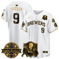 MIL Bob Uecker - 54 Seasons for Brewers' Vapor Limited Gold Jersey - Stitched