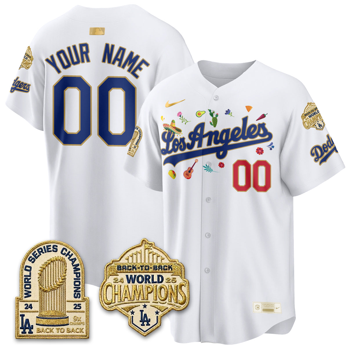 LAD Mexican Heritage 2026 Premier Limited Vapor Custom Jersey - Stitched