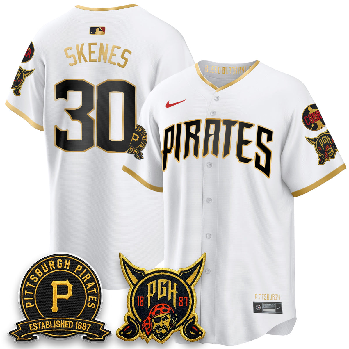 PIT Vapor Limited Jersey - Cobra & Est 1887 Patch - Stitched