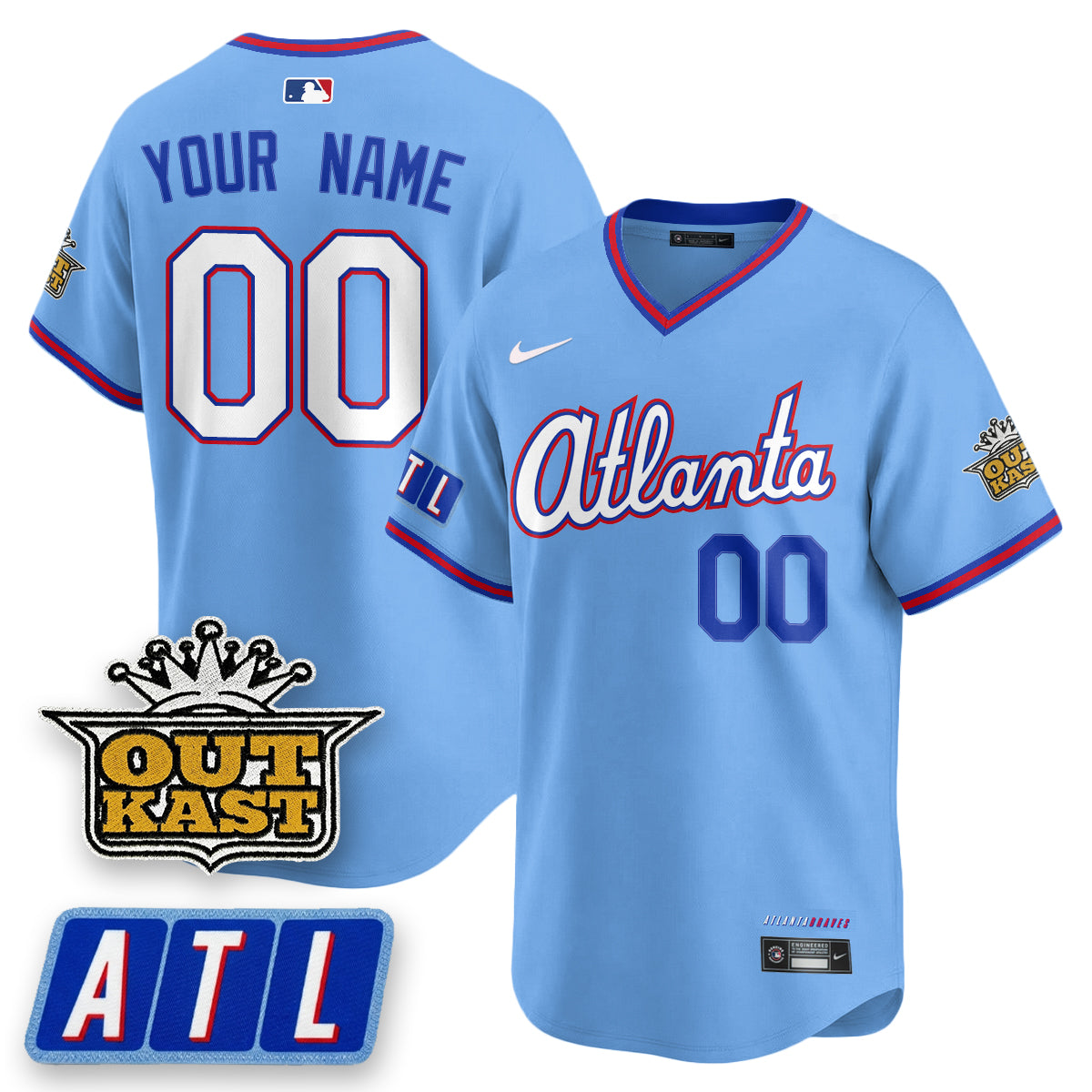 ATL 2026 City Connect x Outkast Patch Vapor Limited Custom Jersey - Stitched
