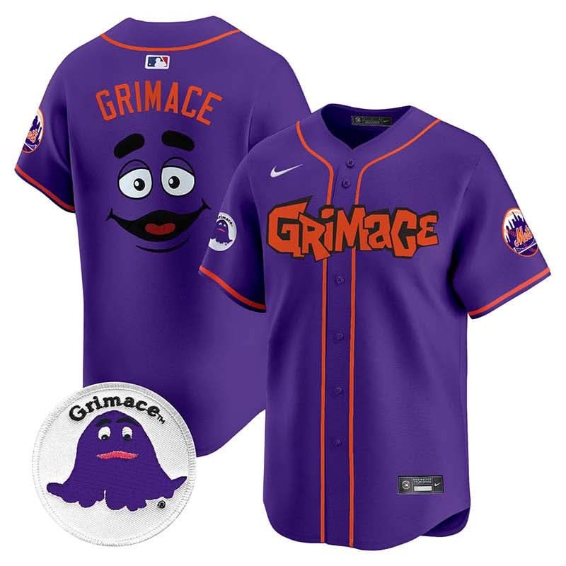 NYM Grimace Vapor Premier Limited Jersey V2 - Stitched