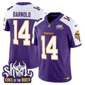 Men's Minnesota Vikings King Of The North Patch Throwback Vapor Limited Jersey - All Stitched