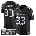 Men's Pittsburgh Steelers 'Gothic Steel City Edition' Vapor Limited Jersey - All Stitched