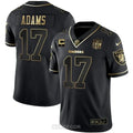 MEN'S LAS VEGAS RAIDERS RAIDER4LIFE PATCH WHITE GOLD AND BLACK GOLD JERSEY - ALL STITCHED